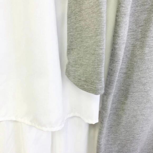 Turtleneck Sweater Dress Thyme & Honey Women’s Gray Size Medium - Picture 3 of 11